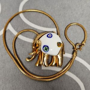 Vintage Eisenberg Elephant Necklace